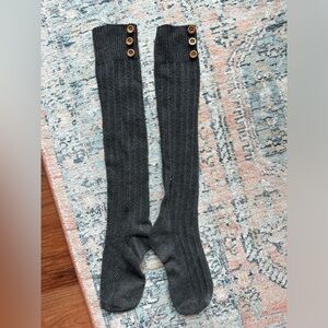 Urban Outfitters | Gray Knee High Socks | one size